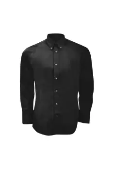 Image of Long Sleeve Tailored Fit Premium Oxford Shirt
