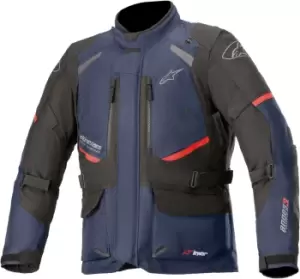 Image of Alpinestars Andes V3 Drystar Motorcycle Textile Jacket, black-blue Size M black-blue, Size M