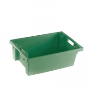 Image of Slingsby VFM Green Solid Slide StackNesting Container 32 Litre 382961