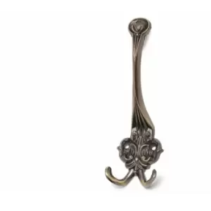 Image of Triple Hat Coat Hanger Hook Door Wall Bath Retro - Antique - Pack of 3