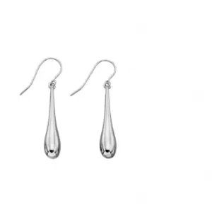 Image of Elements Gold White Gold Elonagted Drop Earrings GE2181