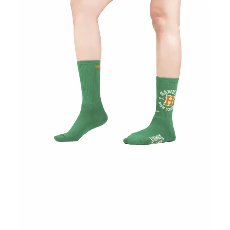 Image of Palladium Pair of UCA Tiger Stranger Things Socks Green Men 35/38 (2.5 to 5);39/42 (5.5 to 8);43/46 (9 to 11)