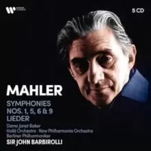 Image of Mahler: Symphonies Nos. 1, 5, 6 & 9/Lieder