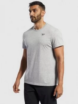 Image of Reebok Training Essentials Classic T-Shirt - Medium Grey Heather