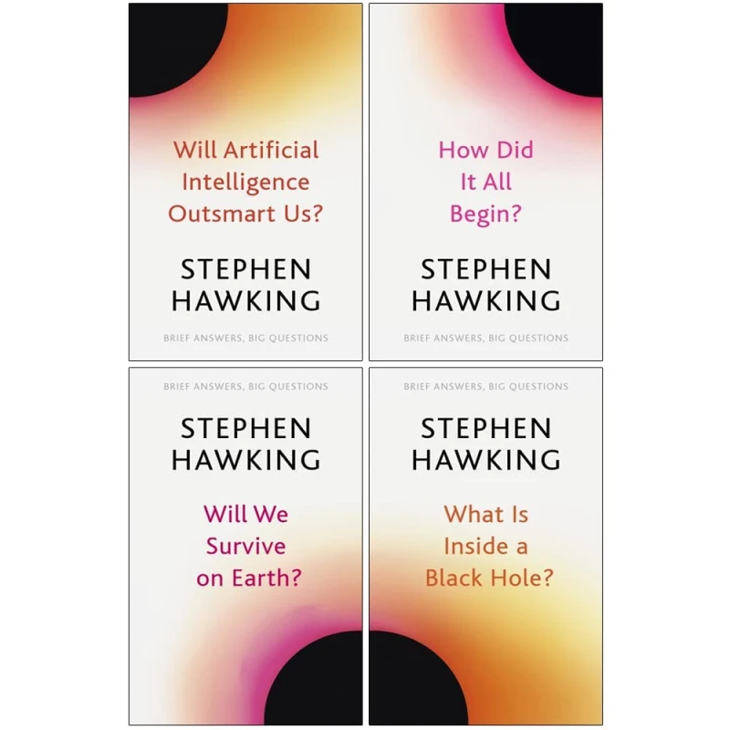 Image of Brief Answers, Big Questions 4 Books Collection Set By Stephen Hawking (Will Artificial Intelligence Outsmart Us?, How Did It All Begin?) Stephen Hawk