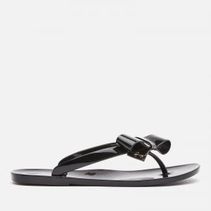 Image of Ted Baker Womens Bejouw Flip Flops - Black - UK 4