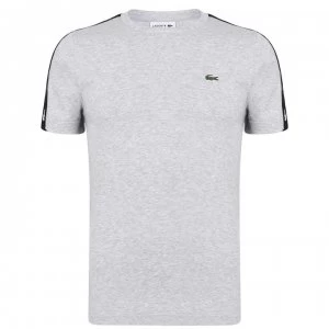 Image of Lacoste Tape T Shirt - Grey 80P