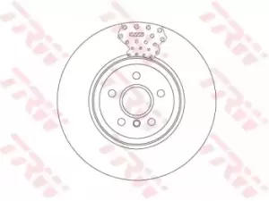 Image of TRW Brake disc BMW DF6605S 34106797606,6797606 Brake rotor,Brake discs,Brake rotors