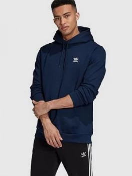 Image of adidas Originals Essential Hoodie - Navy, Size S, Men