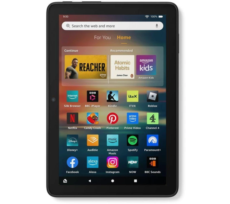 Image of Amazon Fire HD 8 Tablet (2024) - 32 GB, Black 840414605527