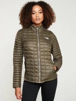 Image of The North Face Thermoball Full Zip Jacket - Taupe Green