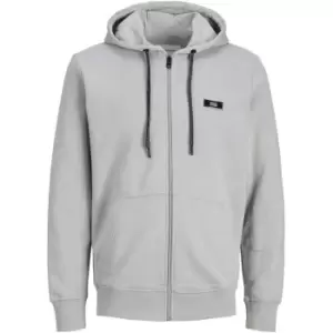 Image of Jack and Jones Direct Zip Hoody Mens - Grey