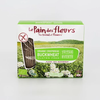 Image of Le Pain des Fleurs Organic & Gluten Free Buckwheat Crispbread - 150g