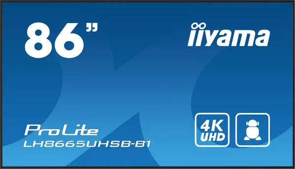 Image of iiyama 86" LH8665UHSB-B1 4K Ultra HD IPS LCD Monitor
