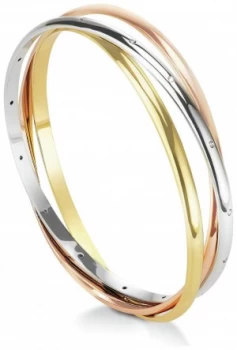 Image of Buckley London 3 Tone Russion Trio Bangle