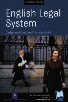 Image of English Legal System by Catherine Elliott Book