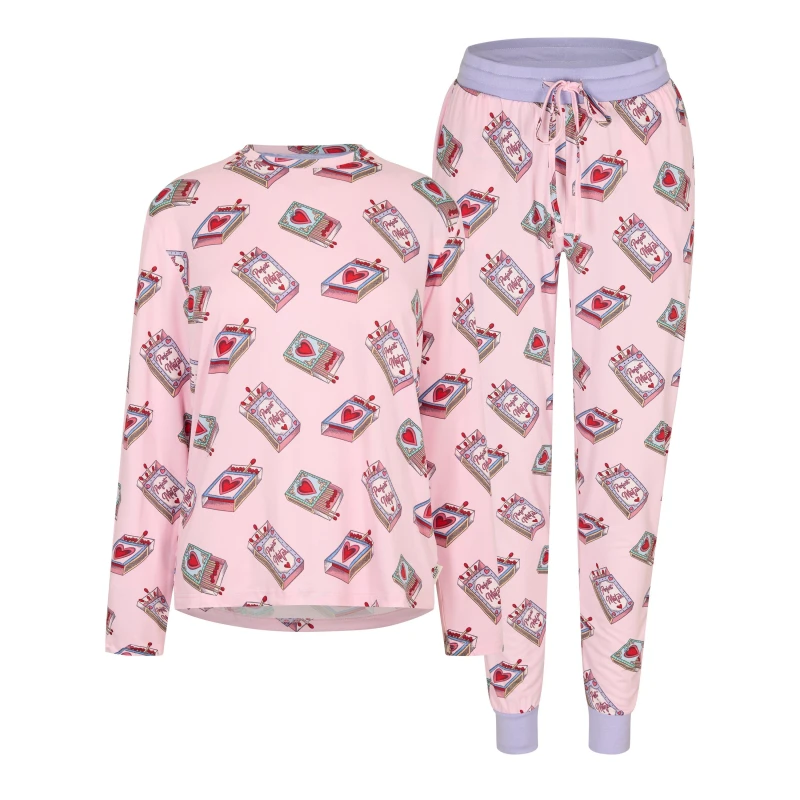 Image of Chelsea Peers Classic Pyjama Set Perfect Match female 8 (XS)