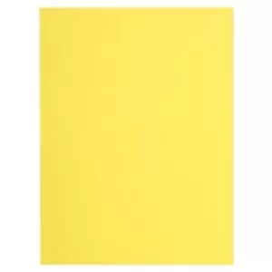 Image of Exacompta Recycled Square Cut Folders 150005E A4 Yellow 80gsm Board Pack of 1000