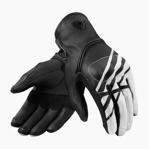 Image of REV'IT! Gloves Redhill Black White Size S