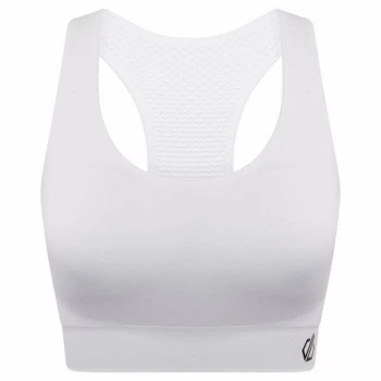 Image of Dare2B Dont Sweat It Sports Bra - White/White