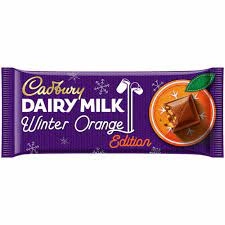 Image of Cadbury Winter Orange Block 95g