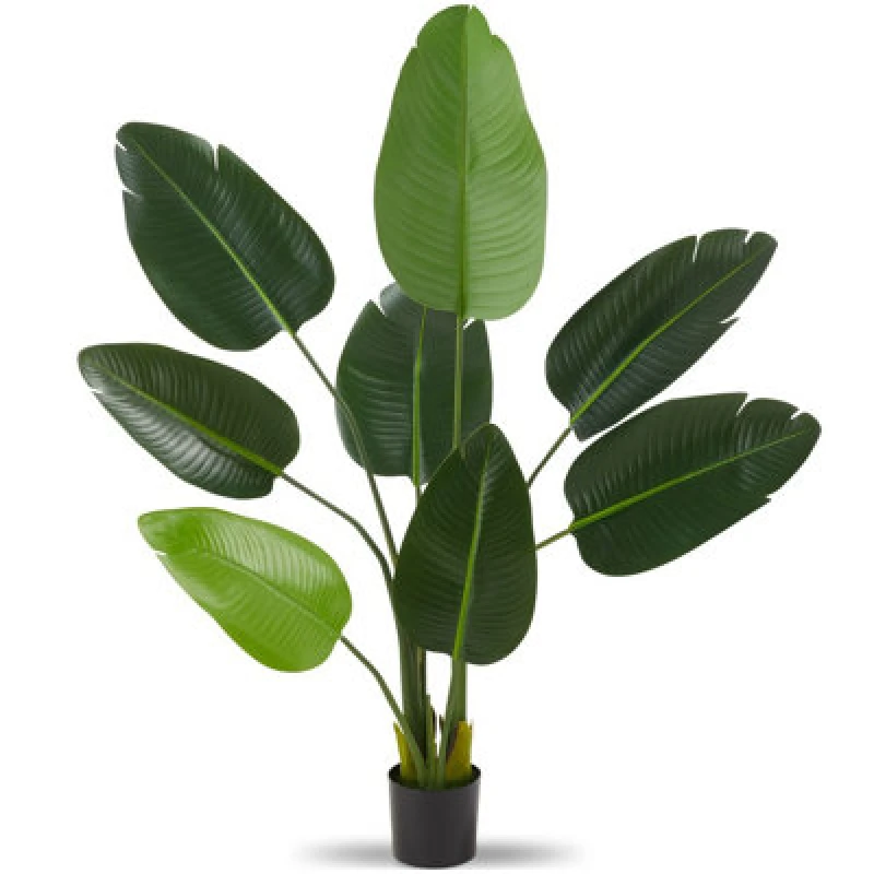 Image of Tectake Artificial Bird Of Paradise Tree Tropic, Lifelike 120 Cm