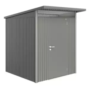Image of Biohort AvantGarde Metal Shed A1 Standard door 5' 9'' x 7' 2'' - Quartz Grey