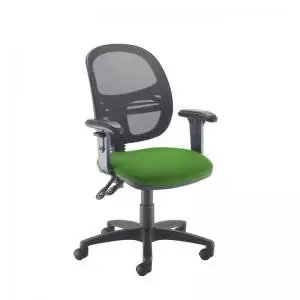 Image of Jota Mesh medium back operators chair with adjustable arms - Lombok