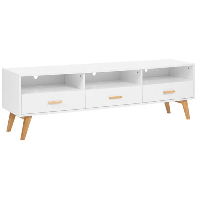 Image of Beliani TV Stand Liberty White