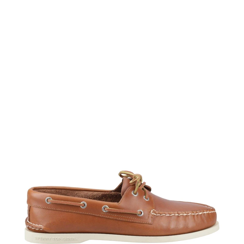 Image of Sperry Top Sider Authentic 2 Eye Boat Shoe Tan male 11 (45)