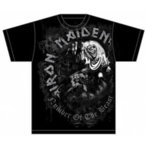 Image of Iron Maiden NOTB Grey Tone Mens T Shirt: Medium