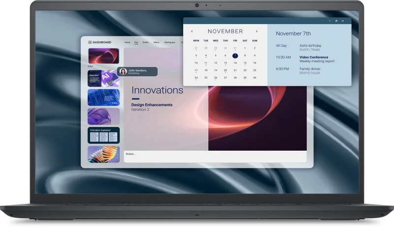 Image of Dell DELL Pro 15 Essential PV15255 AMD Ryzen 5 7520U Laptop, 15.6" Full HD, 8GB RAM, 512GB SSD, Windows 11 Pro (59V67) 59V67