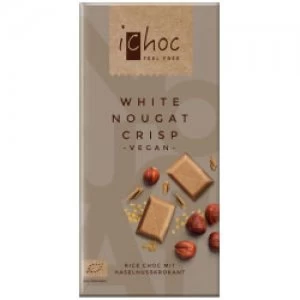 Image of iChoc White Nougat Crisp Vegan 80g