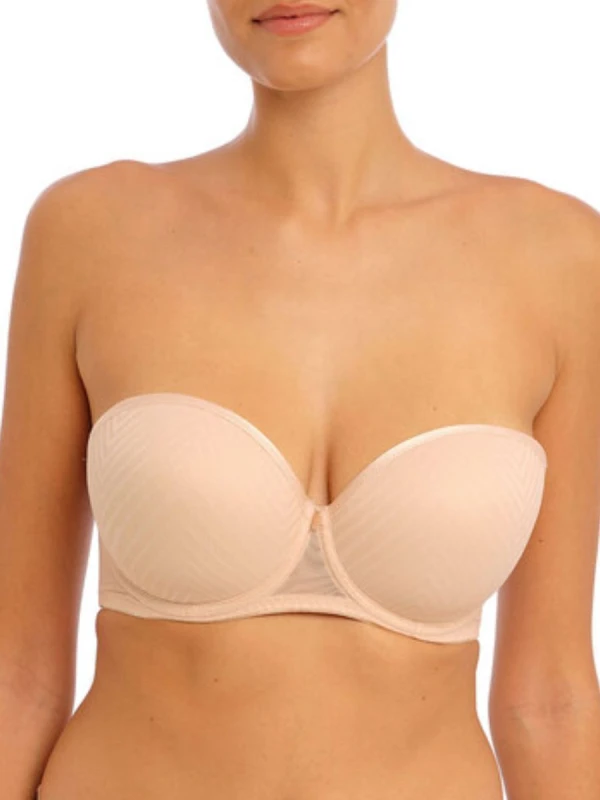 Image of Freya Womens underwired molded bandeau bra Freya Tailored Beige Female 95D