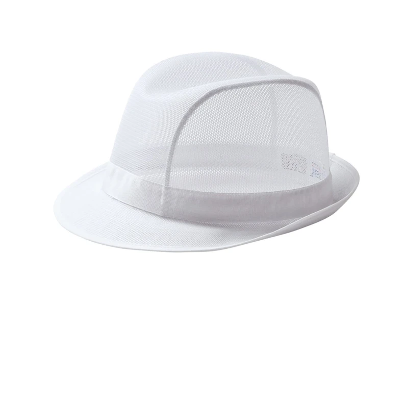 Image of Dennys Mens White Trilby Size: Small White Male S