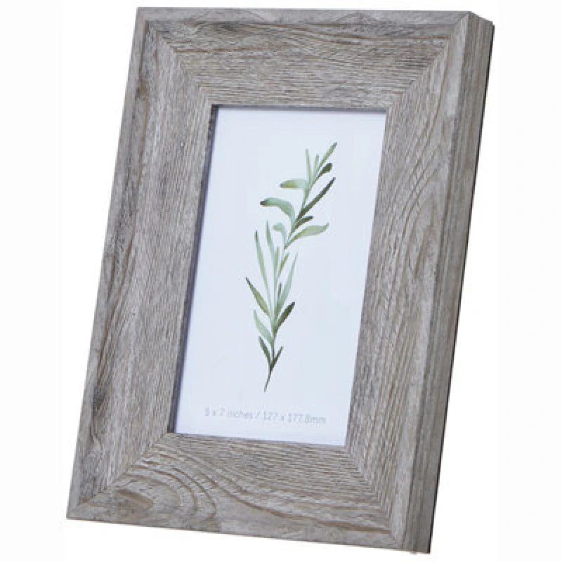 Image of Grey Washed 5X7 Photo Frame