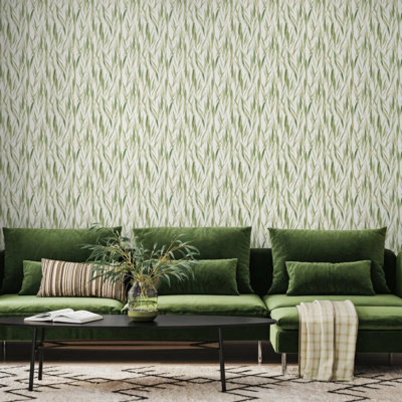 Image of Hoopla Walls Eucalyptus Whisper - Sage & Thyme 10M Wallpaper