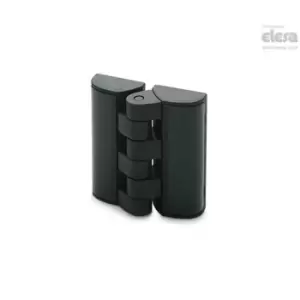 Image of ELESA Hinge with screw-covers-CFT.65 EH-6-C9 Black