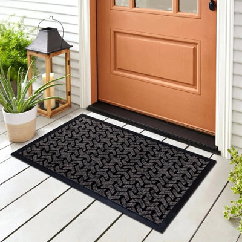 Image of RugsX Doormat Antislip Dunlop 0316 Beige - Indoor, Outdoor 40X60 Cm