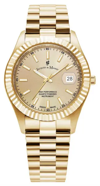 Image of Jacques Du Manoir JWG03002 Inspiration Business (40mm) Gold Watch