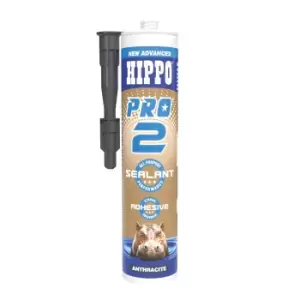 Image of Hippo Pro2 Sealant & Adhesive 310ml Cartridge Anthracite