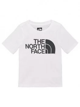 Image of The North Face Toddler Short Sleeve Easy Tee - White, Size 2 Years