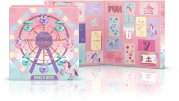 Image of Baylis & Harding 24 Days of Beauty Beauticology advent calendar Unicorn Candy & Strawberry Candy & Candy Floss (for children)