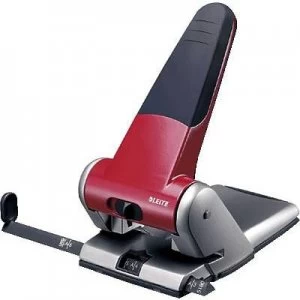 Image of Leitz 51800025 Heavy duty punch Red Selectable paper size (max.): A3 65 sheets (80 g/m²)