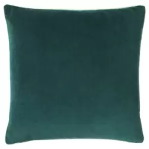 Image of Cohen Velvet Cushion Teal