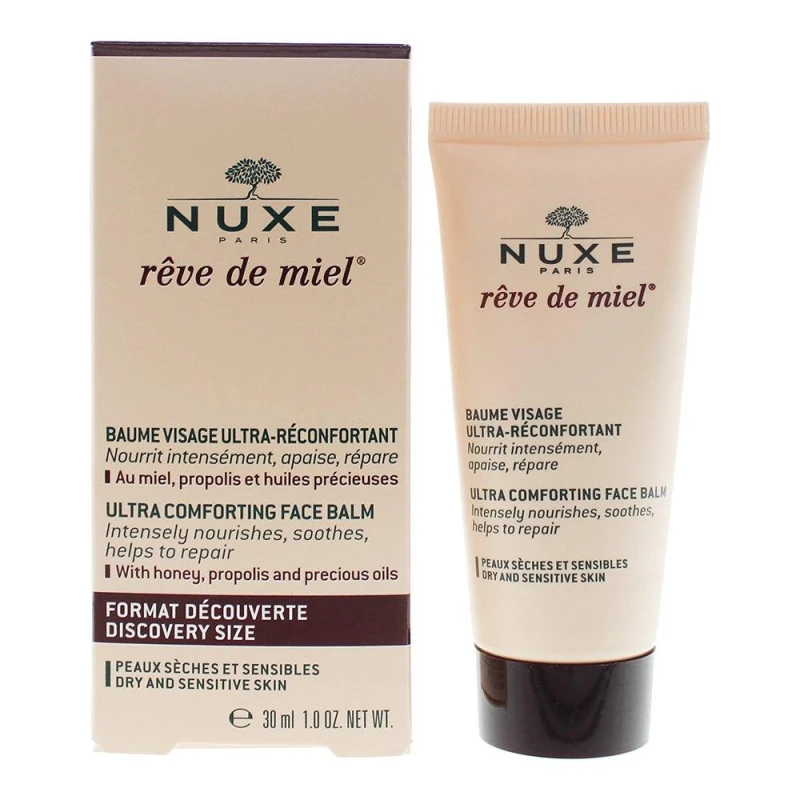 Image of Nuxe Reve De Miel Ultra Comforting Face Balm 30ml Dry And Sensitive Skin