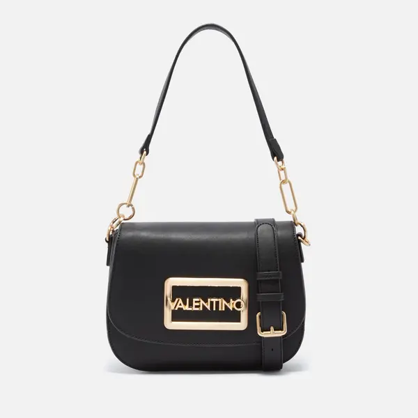 Image of Valentino Princesa Faux Leather Flap Bag Black female VBS7R103001