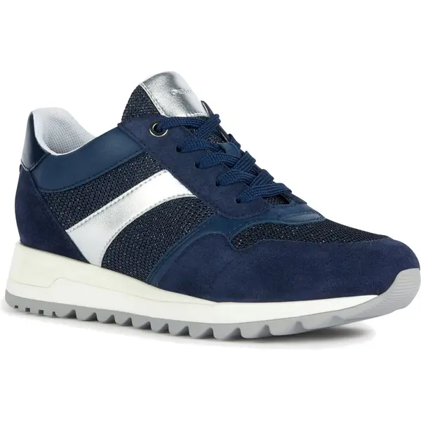 Image of Geox Womens Tabelya Breathable Lace Up Trainers Shoes - UK 6