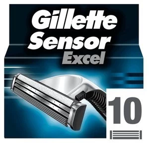 Image of Gillette Sensor Excel Blades 10S