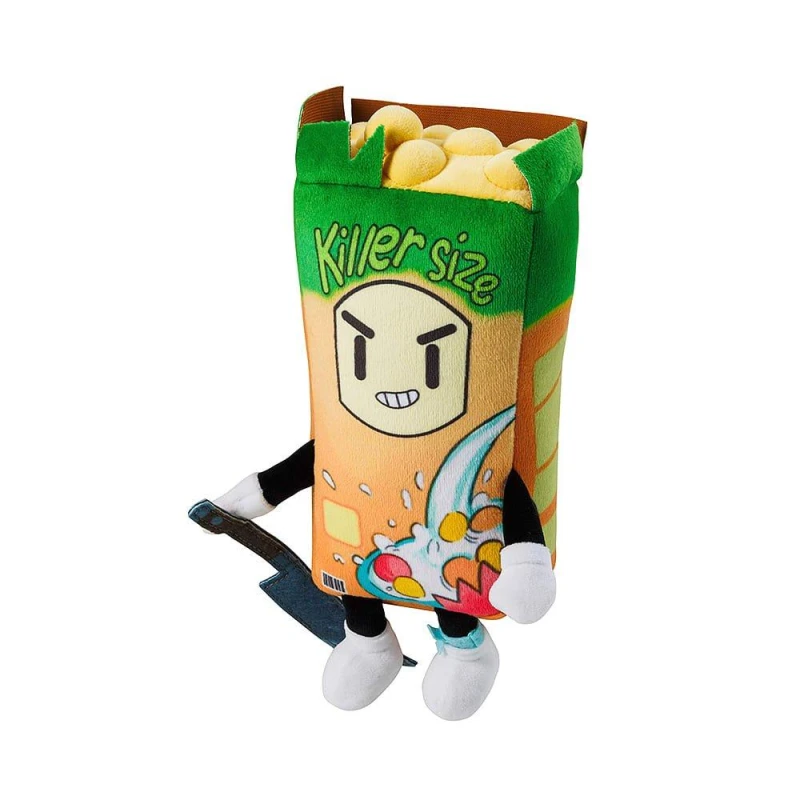 Image of Click Distribution Stumble Guys 8' Collectable Plush Cerial Killer Merchandise unisex One Size